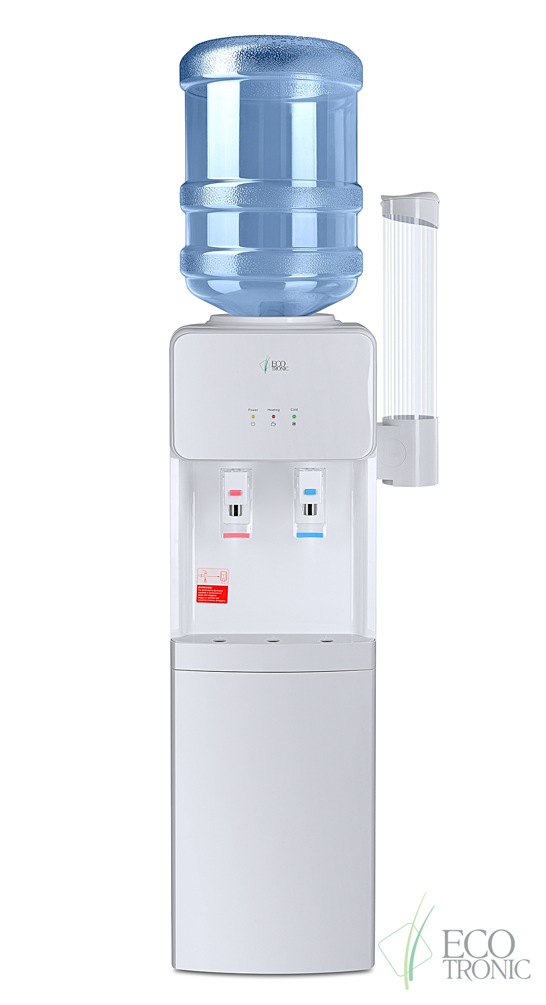 Кулер Ecotronic J21-LCE white-grey со шкафчиком